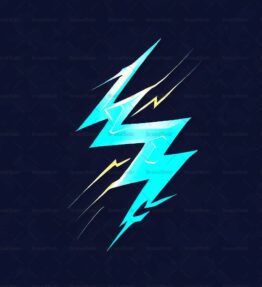 Energiegeladener Blitz